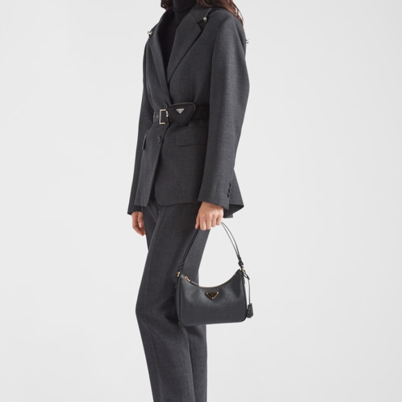 Prada Re-Edition Mini Bag In Saffiano - Picture 10 of 12